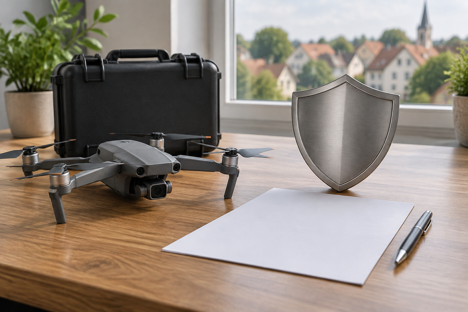 Haftpflichtschutz für Drohnenpiloten: Pflichten, Deckung und Kosten – KI-generiertes Symbolbild