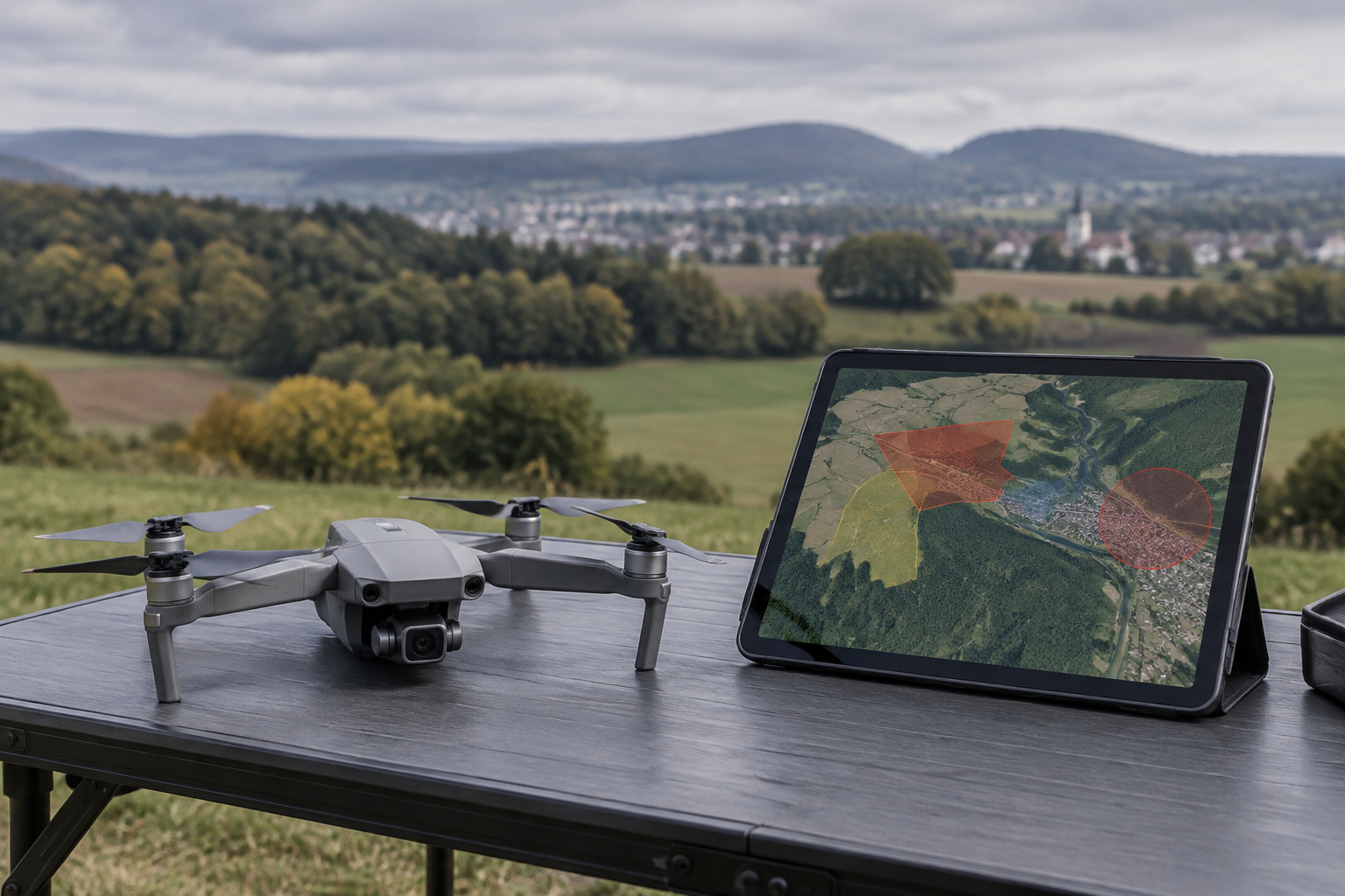 Flugverbotszonen in Deutschland erkennen und richtig prüfen – KI-generiertes Symbolbild