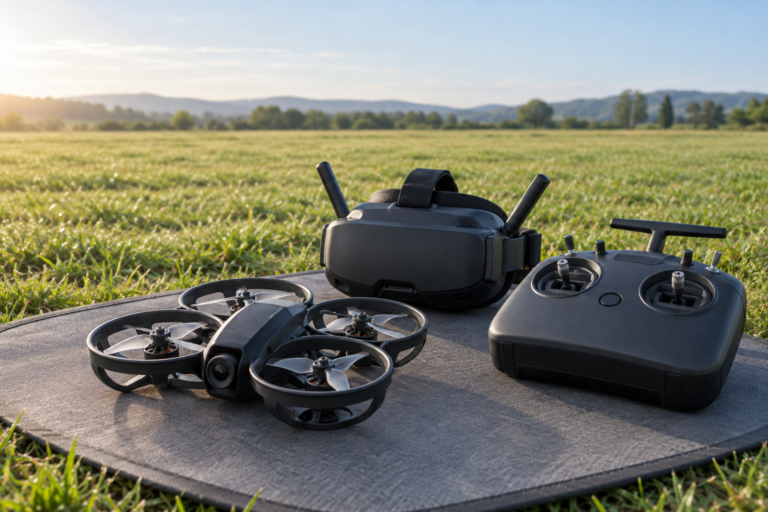 FPV-Drohne: Einstieg, Ausrüstung und erste Übungen – KI-generiertes Symbolbild